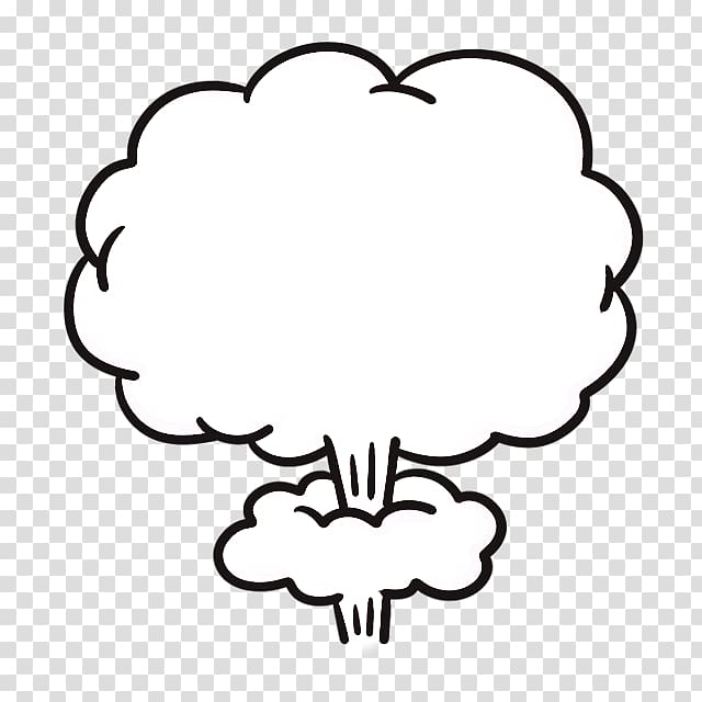 smoke , Mushroom cloud Cartoon Explosion, Jet Icon transparent background PNG clipart