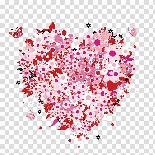 Mother\'s Day Heart Love , Heart album transparent background PNG clipart