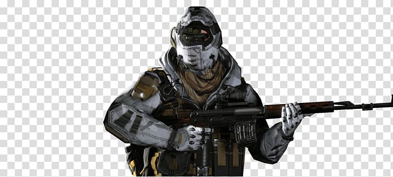 Soldier Weapon Mercenary Firearm Militia, Ghost transparent background PNG clipart