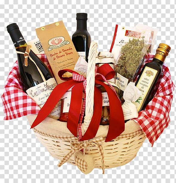 Mishloach manot Liqueur Food Gift Baskets Wine, spaghetti aglio olio transparent background PNG clipart