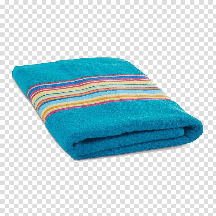 Towel Textile Beach Cotton Swimming pool, beach transparent background PNG clipart