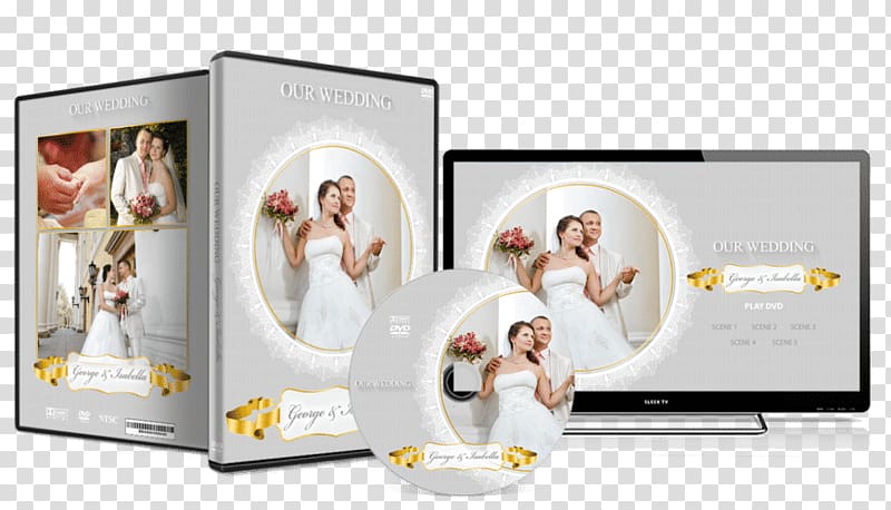 Wedding DVD Marriage Cover art, wedding transparent background PNG clipart
