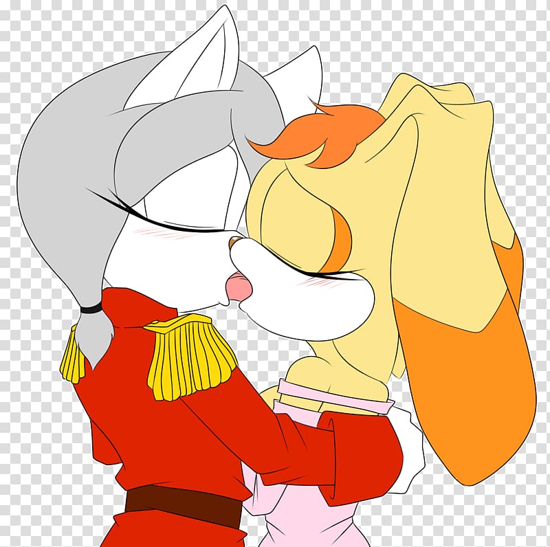 Vanilla Canidae Desktop Rabbit, mario and sonic kissing transparent background PNG clipart