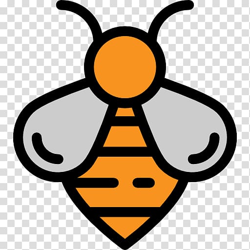 Bee Scalable Graphics Icon, bee transparent background PNG clipart