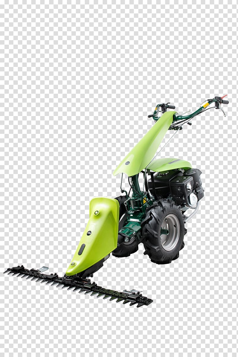 Two-wheel tractor Machine Agriculture Engine, greeny transparent background PNG clipart
