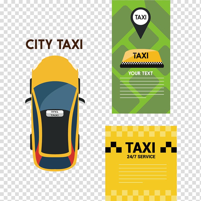 Taxi Hackney carriage, Taxi element transparent background PNG clipart