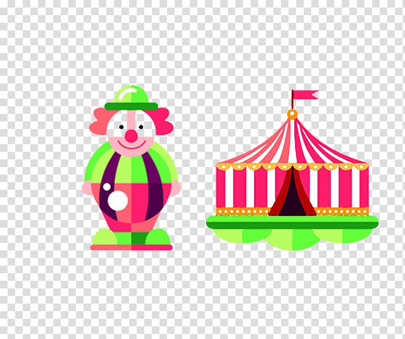 Performance Circus Clown, Clown circus performances transparent background PNG clipart