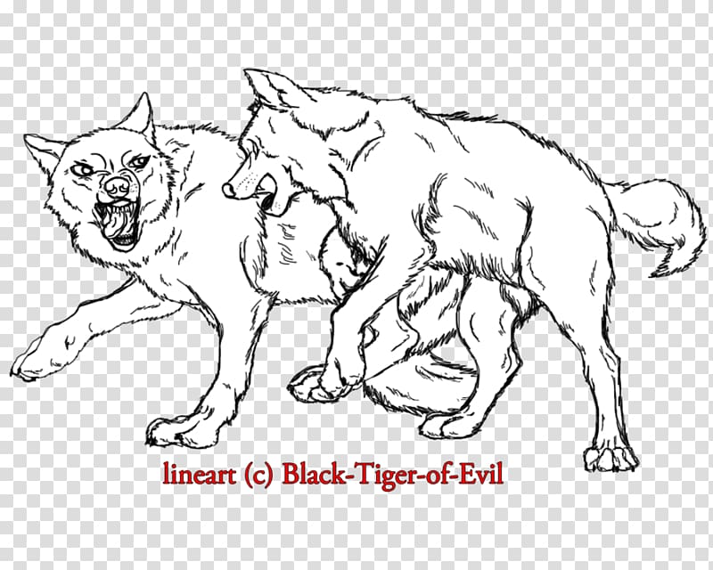 Dog breed Line art Lion German Shepherd Tiger, painted gray wolf transparent background PNG clipart