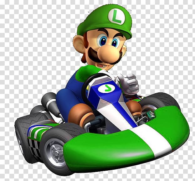 luigi mario kart illustration, Mario Kart 8 Mario Kart Wii Mario Kart: Double Dash Luigis Mansion Super Mario Bros., Super Mario Kart transparent background PNG clipart