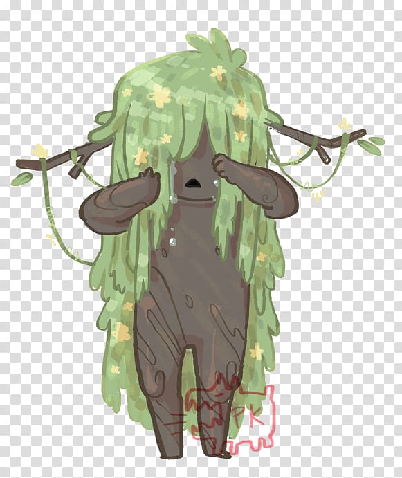 Leaf Costume design Legendary creature, weeping willow transparent background PNG clipart