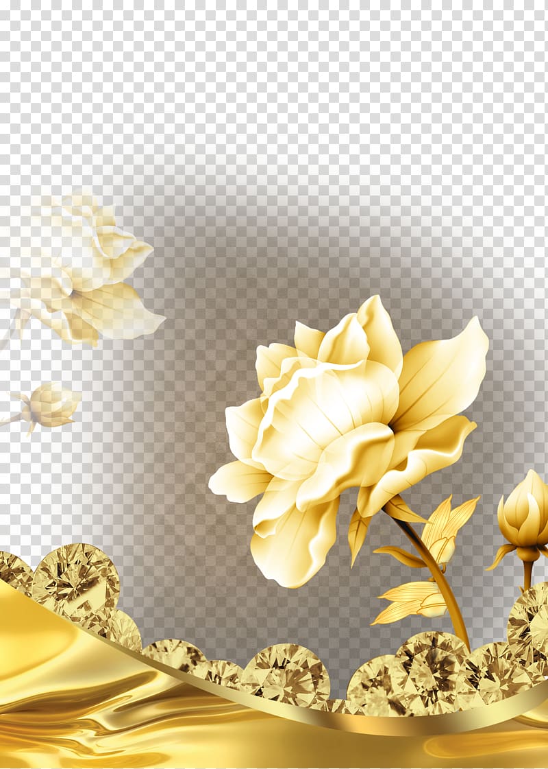 Poster Jewellery Diamond Gold, Diamond Poster transparent background PNG clipart