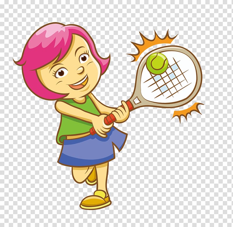 Tennis Cartoon , Tennis transparent background PNG clipart