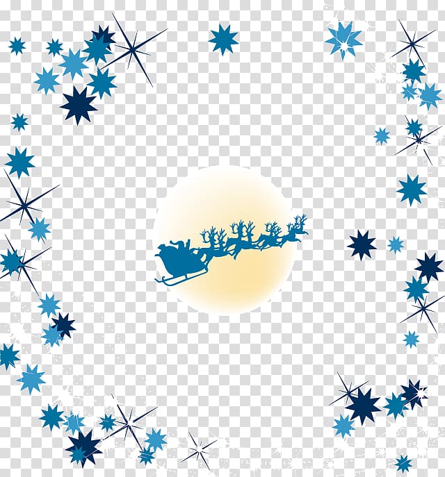Blue Sled Designer, Free snowflake decorative pattern buckle material transparent background PNG clipart