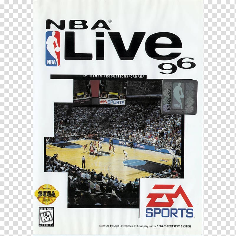 NBA Live 96 NBA Live 95 PlayStation NBA Live 97 Mega Drive, nba 2k18 transparent background PNG clipart