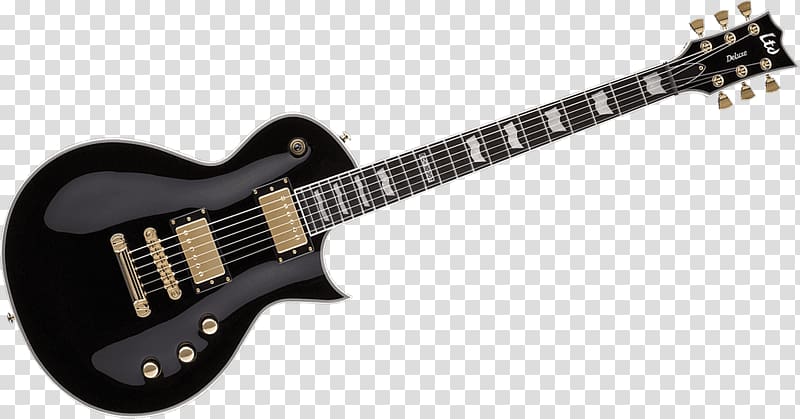 Electric guitar Bass guitar Gibson Les Paul ESP Guitars, electric guitar transparent background PNG clipart