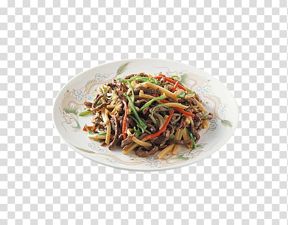Pepper steak Chinese cuisine Zha cai Mapo doufu Dandan noodles, Fried Duck transparent background PNG clipart