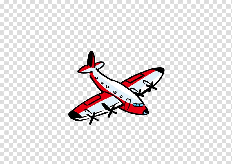 Airplane Aircraft Cartoon, aircraft transparent background PNG clipart