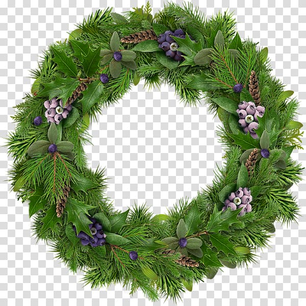 Wreath Christmas Fir , christmas transparent background PNG clipart