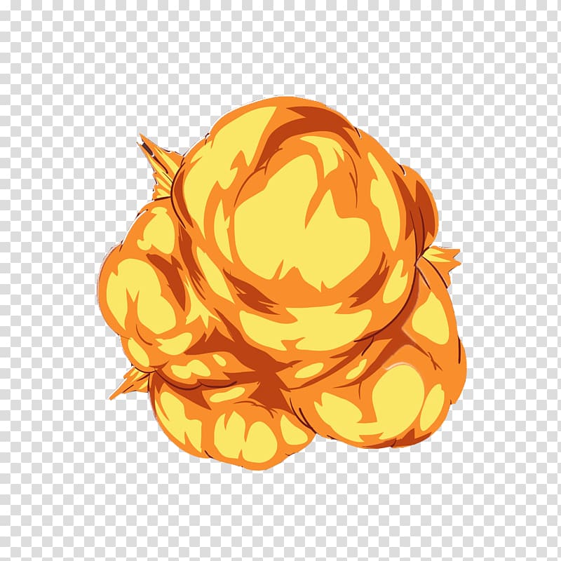 yellow gas explosion transparent background PNG clipart