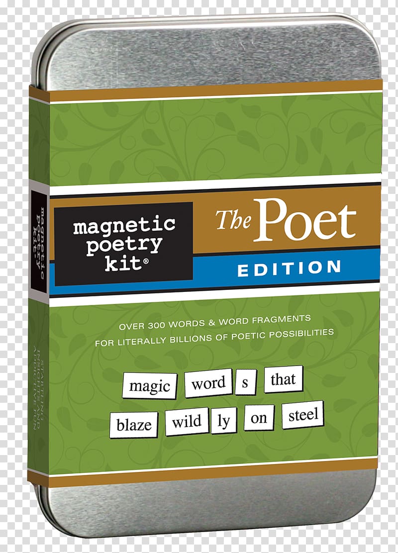 Magnetic Poetry Kit Every Last Word, book transparent background PNG clipart
