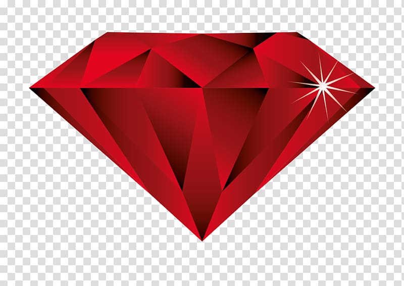 RED DIAMOND INK , diamond transparent background PNG clipart