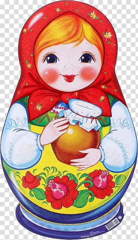 Matryoshka doll transparent background PNG clipart