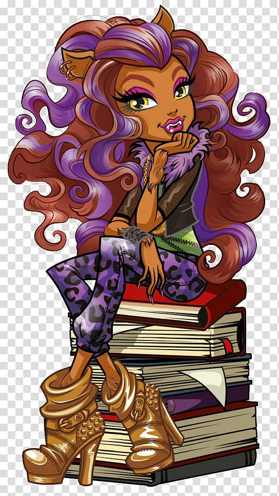 Monster High Clawdeen Wolf Frankie Stein Cleo DeNile Doll, doll transparent background PNG clipart