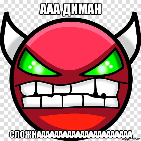 Geometry Dash RobTop Games Clubstep Face, Gd transparent background PNG clipart