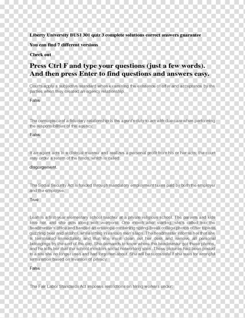 Nizhnevartovsk State University Document Article Lecturer, correct answer transparent background PNG clipart