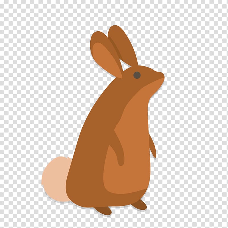 Domestic rabbit Easter Bunny Euclidean , yellow rabbit illustration transparent background PNG clipart