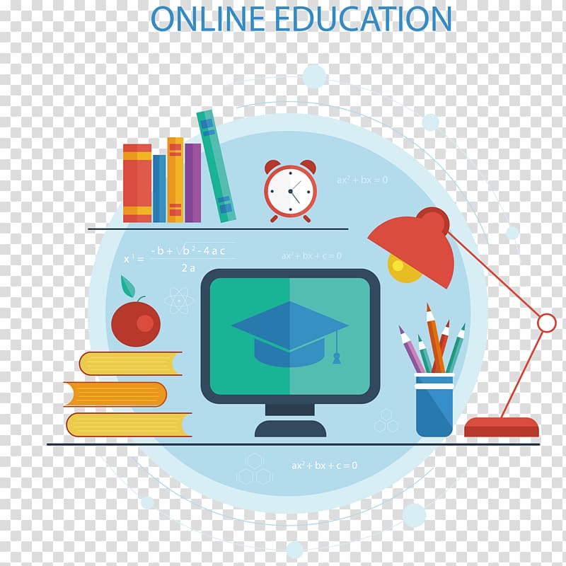 Online Eduction advertisement screenshot, Educational technology Distance education Course, Online education transparent background PNG clipart