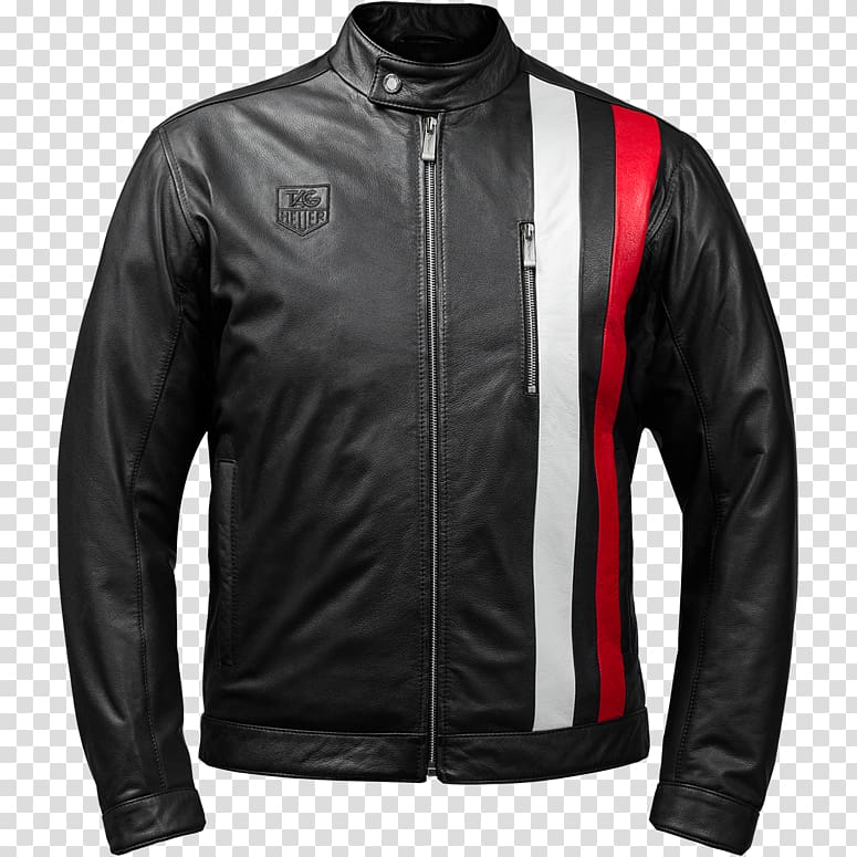 Leather jacket TAG Heuer Clothing, travel round transparent background PNG clipart