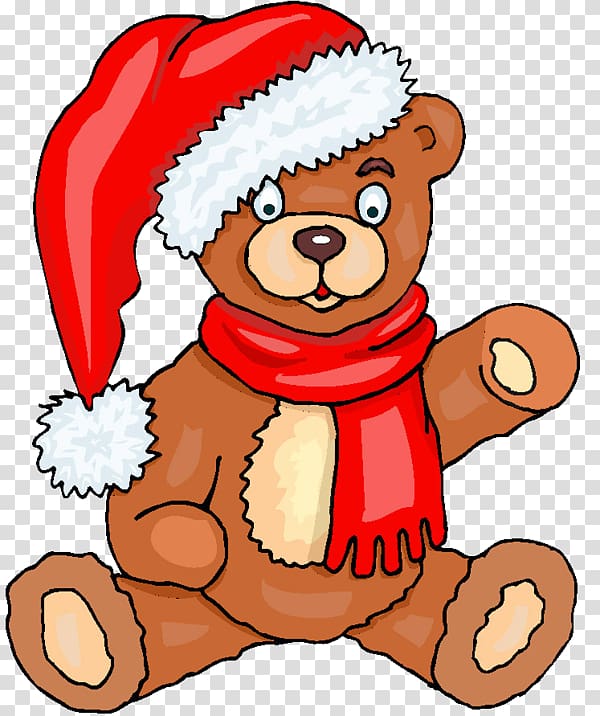 Bear Christmas Noël chez les Schtroumpfs , bear transparent background PNG clipart