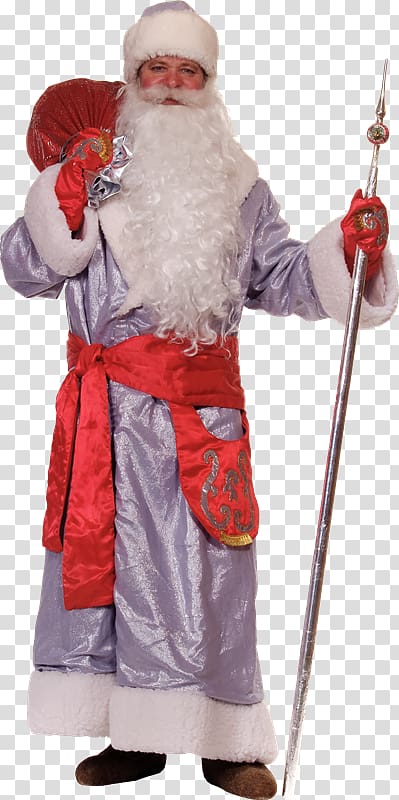 Santa Claus Ded Moroz Snegurochka Ziuzia grandfather, claus transparent background PNG clipart