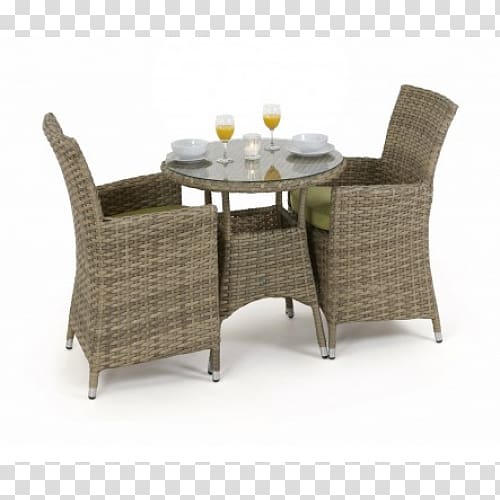 Table Chair Wicker Garden furniture, table transparent background PNG clipart