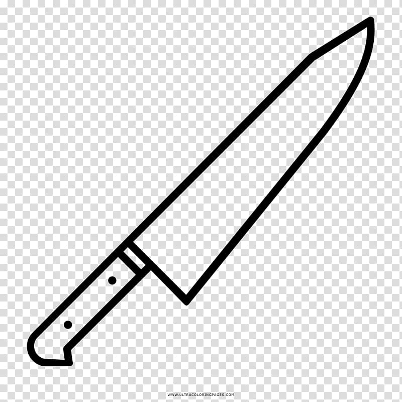 Chef's knife Drawing Kitchen Knives, knife transparent background PNG clipart