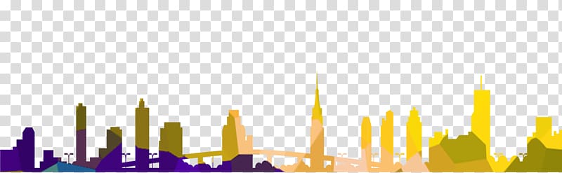 Silhouette City Computer file, City Silhouette transparent background PNG clipart