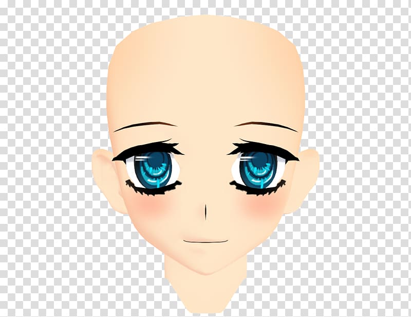 Anime Girl Face Png - Anime Girl Face Transparent, Png Download