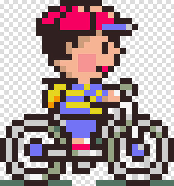 Mother 3 Mother 1+2 Mario Ness, earthbound ness sprite transparent background PNG clipart