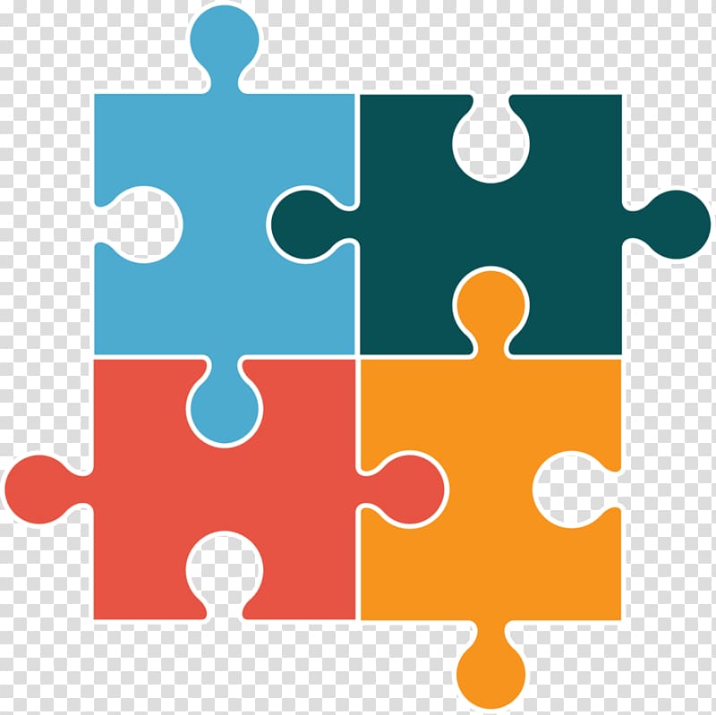 Jigsaw Puzzles Set Computer Icons, TEAM WORK transparent background PNG clipart
