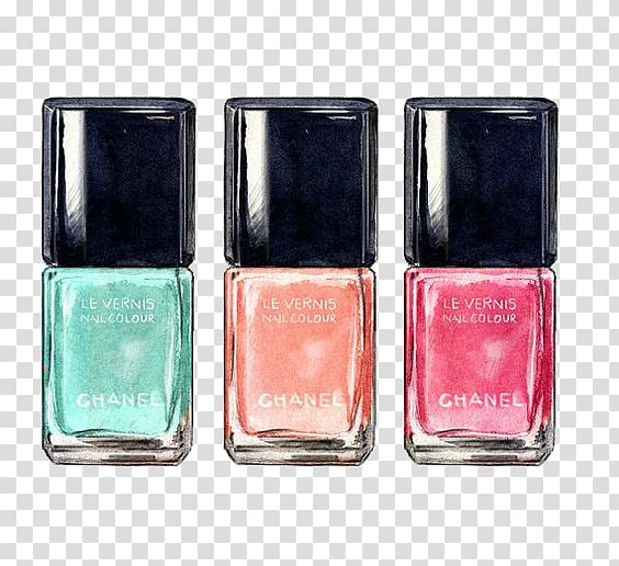 Chanel Nail Polish Drawing OPI Products, chanel transparent background PNG clipart