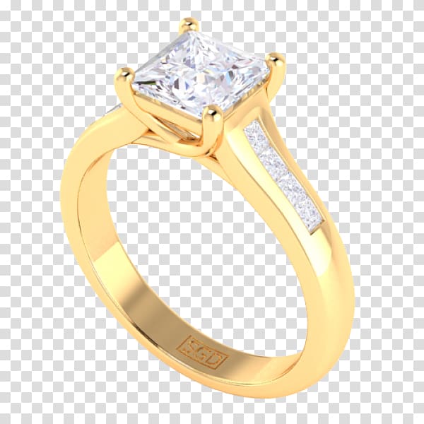 Ring Body Jewellery Platinum Diamond, solid gold ring settings transparent background PNG clipart