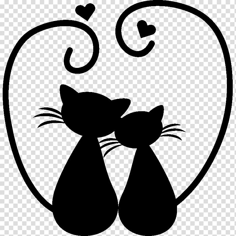 Cat Silhouette Drawing, Cat transparent background PNG clipart