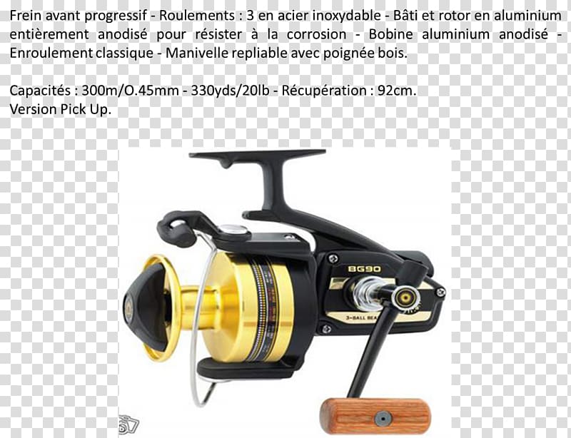 Fishing Reels Spin fishing Daiwa Black Gold Heavy Action Spinning Reel Globeride, Fishing transparent background PNG clipart