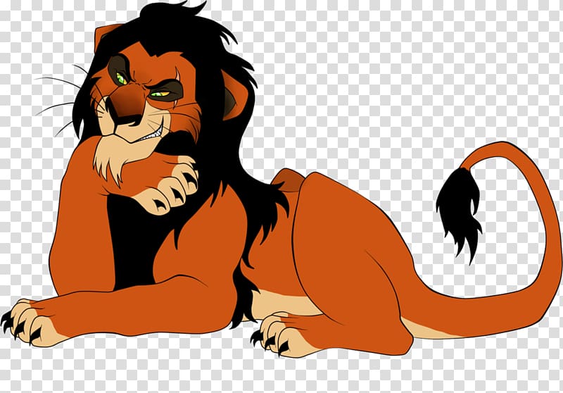 orange and black lion illustration, The Lion King: Simba's Mighty Adventure Scar Shenzi, Lion King transparent background PNG clipart