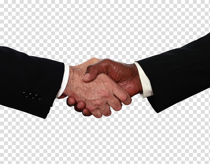 Handshake White people Black Male, assembly transparent background PNG clipart
