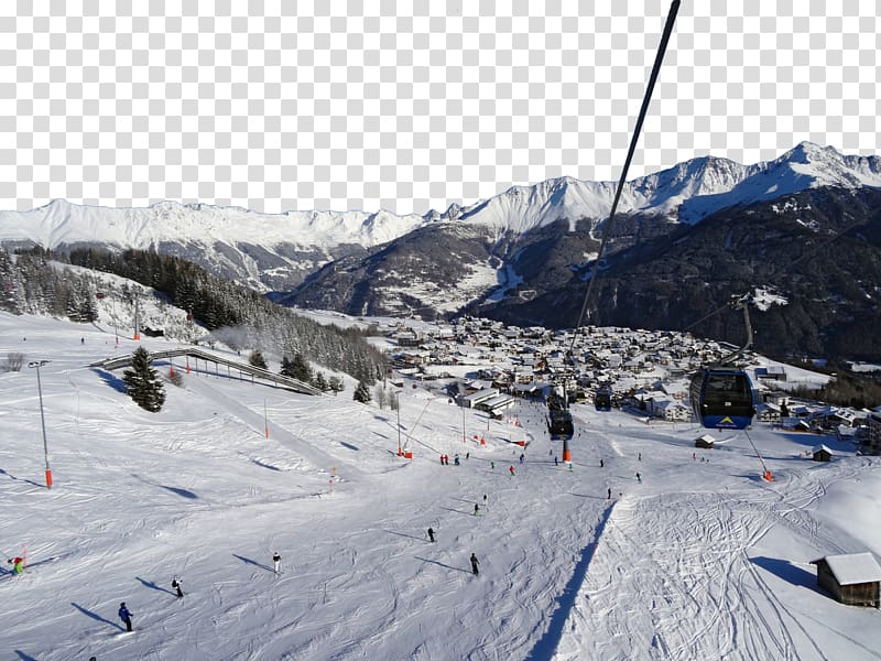 Serfaus Fiss Ladis Skiing Ski resort, Mountain at the foot of the ski resort transparent background PNG clipart