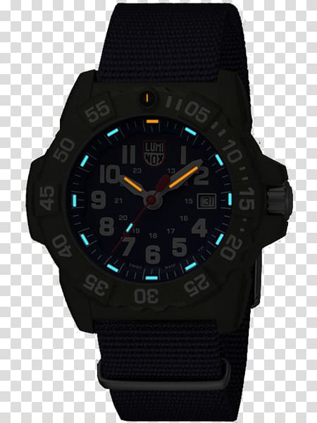 Watch Luminox Navy Seal Colormark 3050 Series United States Navy SEALs, usa visa transparent background PNG clipart