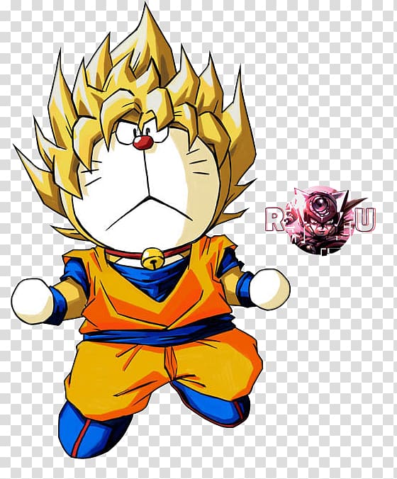Goku Dragon Ball Doraemon Anime, doraemon transparent background PNG clipart