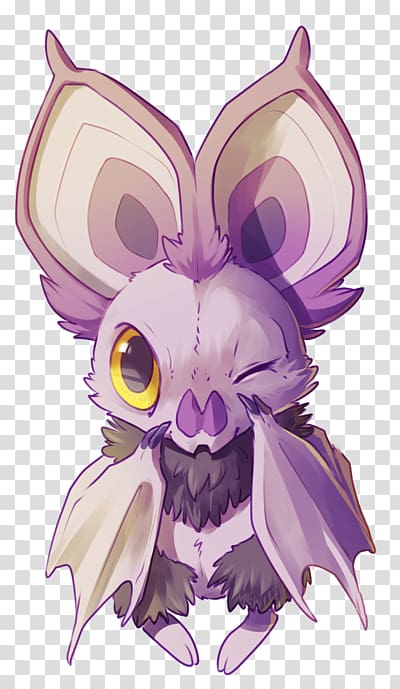 Pokémon universe Noivern Noibat Pokémon X and Y, cute bat tattoo traditional style transparent background PNG clipart